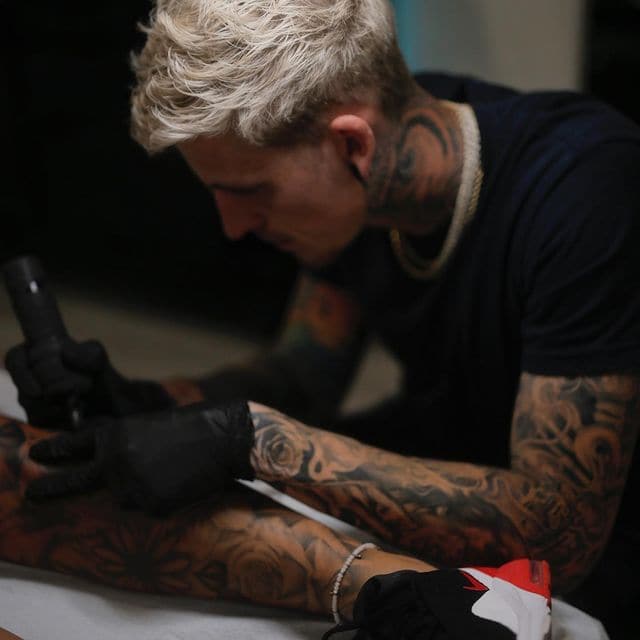 Sacred Needle Tattoo Does Script Tattoos in Vacaville, CA 95687